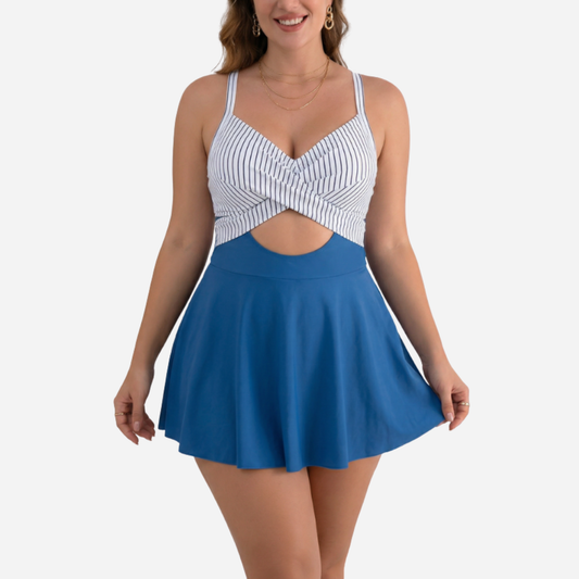 One Piece Contouring Swimdress