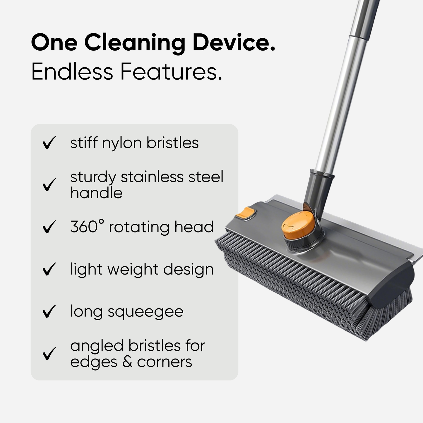 Swiftholm™ Long Handled Scrub Brush